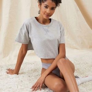 XS LA Hearts Raven Washed Boyfriend T Shirt